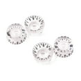 thumbnail image 4 of 4 PCS/ Set Guitar Volume Tone Control Knobs Rotary Knobs for Electric Guitar Parts Replacement (White), 4 of 7