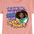 thumbnail image 3 of Karma's World - Our Super Power - Toddler And Youth Girls Fitted Short Sleeve Graphic T-Shirt, 3 of 5