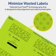 thumbnail image 5 of Avery Printable Square Labels, Bright Green, 2.75" x 2.75", 120ct, 5 of 11