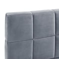 thumbnail image 4 of Kumix Velvet Full Size Upholstered Daybed, Sofa Bed Frame with Guardrail for Teens Adults, Wood Frame Daybed for Bedroom-Gray, 4 of 7