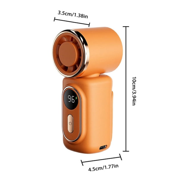 hi-yan⭐︎ XINGXIANG Handheld Clip On Mini Fan, 5 Speeds, 180° Adjustable