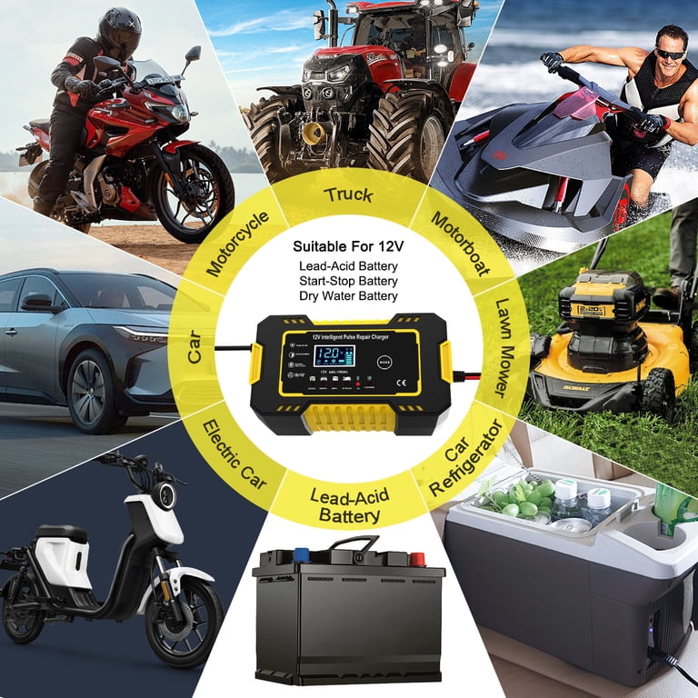 GPED 12V/6A Automatic Battery Charger with Temperature Compensation photo 7