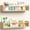 Natural, variant on 2 Pack Nursery Book Shelves, 15.7 Inch Floating Bookshelves for Wall, Baby Nursery Decor, Small Solid Wood Wall Mounted Shelves for Baby Kids Boys Girls, Natural