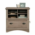 Sauder Harbor View Lateral File, Salt Oak Finish