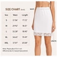 thumbnail image 3 of APEXFWDT Women Half Slips Lace Trim Underskirt Above Knee Half Slip for Under Dresses, 3 of 7