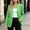 Green, variant on Womens Open Front Long Sleeve Blazer Solid Color Lapel Collar Business Casual Office Jacket Lightweight Professional Blazers