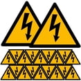 thumbnail image 1 of 20 hojas de pegatinas autoadhesivas de precaución, etiquetas de advertencia para cercas eléctricas, señales de advertencia, pegatinas de advertencia, 1 of 6