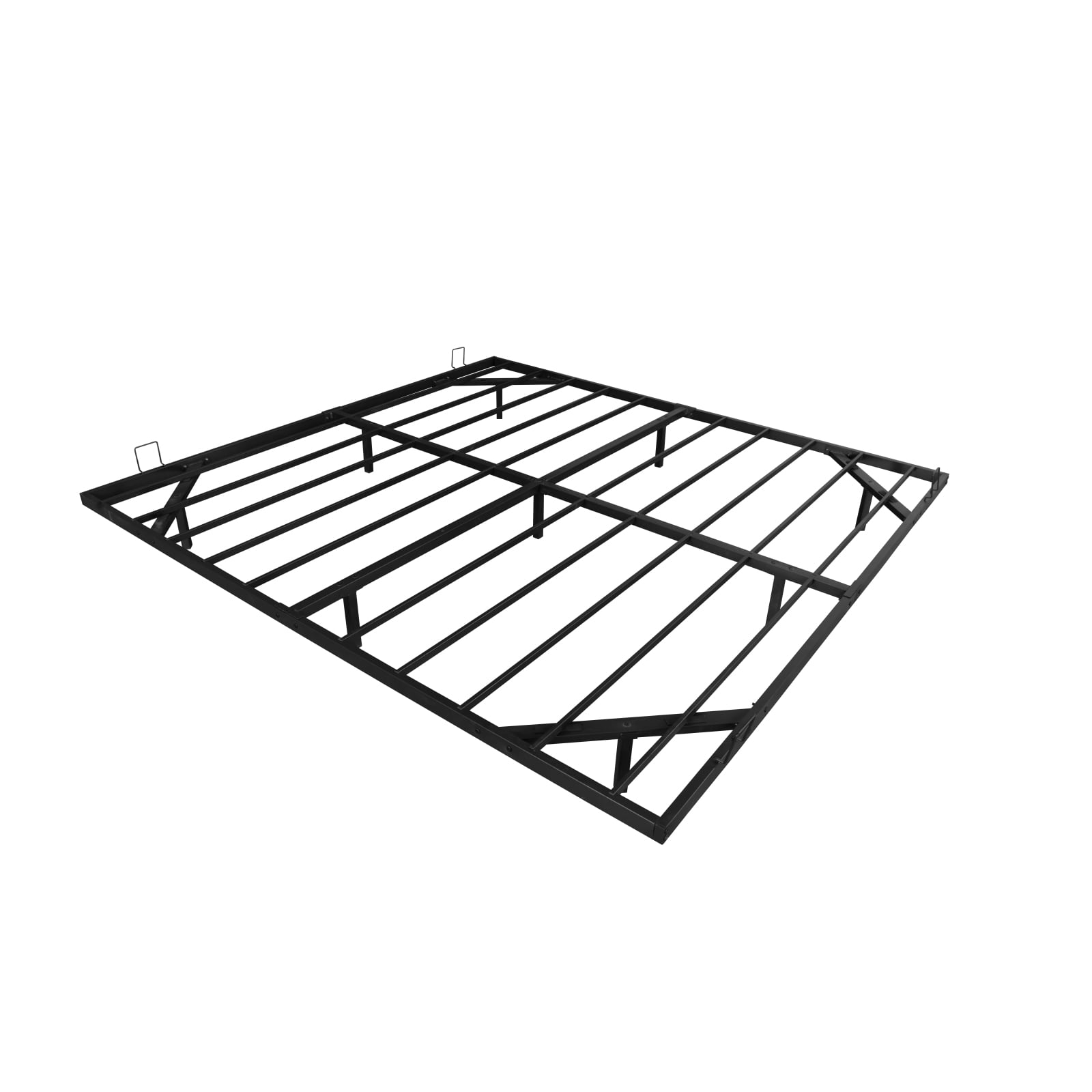 Miekor Furniture King Size Floating Bed Frames with LED Lights, Metal Platform Bed, Solid and Stable, Noise Free, No Box Spring Needed, Easy Assembly (King) 40481