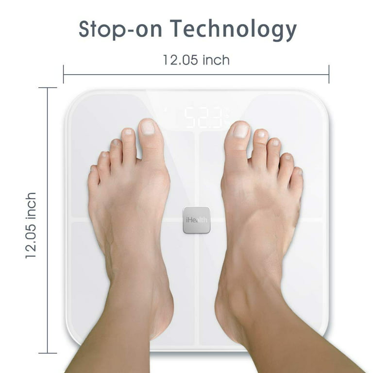 iHealth Nexus PRO Digital Bathroom Scale with Smart Bluetooth APP to  Monitor Body Weight, Body Fat Scale,BMI,Muscle Mass,Composition Health  Analyzer