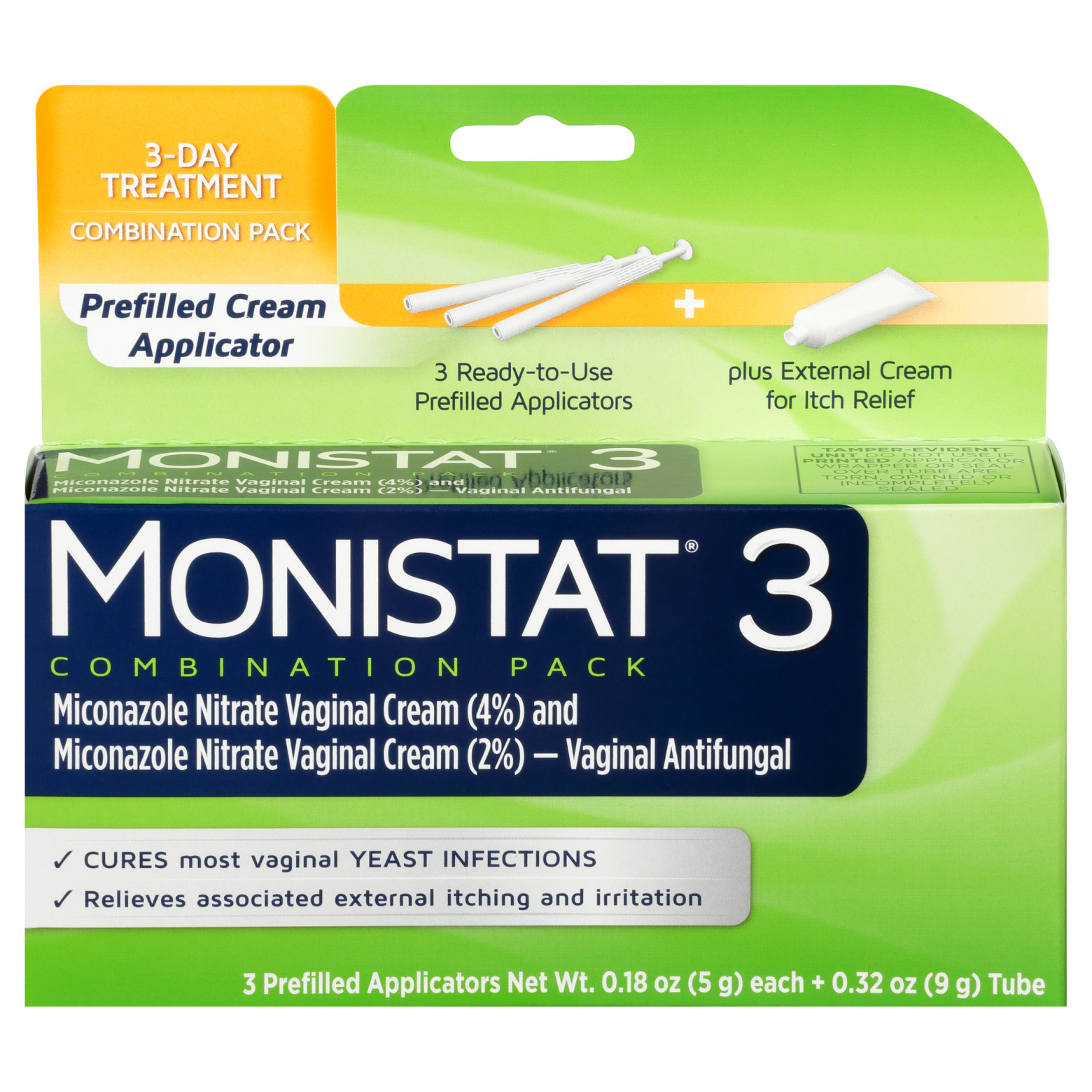 Monistat 3 Day Yeast Infection Treatment, 3 Miconazole Pre-Filled Cream Tubes & External Itch Cream - image 17 of 17