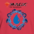 thumbnail image 3 of CafePress - Magic Blue Mana Symbol T Shirt - Women's Traditional Fit Dark T-Shirt, 3 of 4