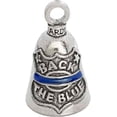 thumbnail image 3 of Guardian Bell Back The Blue Motorcycle - Harley Accessory HD Gremlin New Riding Bell Key Ring, Silver, 3 of 3
