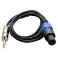 thumbnail image 6 of HQRP 6ft Speakon to 1/4-inch (6.35mm) TS Cable for QSC GX3 / GX7 / PLX1602 / PLX3602 / RMX1450a / RMX1850HD / RMX5050a Power Amplifier Amp, 6 of 6