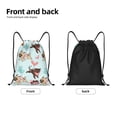 thumbnail image 5 of Kdxio Cute Pug Dogs Print Drawstring Backpack Bag,Waterproof Draw String Back Sack, Gym Drawstring Bags Swim Bag For Unisex, 5 of 9