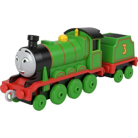 Thomas & Friends Toy Train Play Vehicle, Henry Diecast Engine with Tender, Preschool Toy