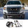 thumbnail image 1 of for GMC for Canyon 2021 - 2024 Front Grille Smoke LED Light Raptor Style DRL Light Decoration -, 1 of 3