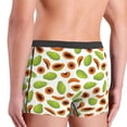 thumbnail image 4 of Men's Boxer Briefs, cartoon Papaya Soft Comfy Mens Underwear Boxer Briefs Breathable With Widen Waist, 4 of 7