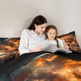 thumbnail image 5 of Castle Fairy Female Men Flying Plane Twin Comforter Sets,Transportation Theme Bedding Set, 5 of 8