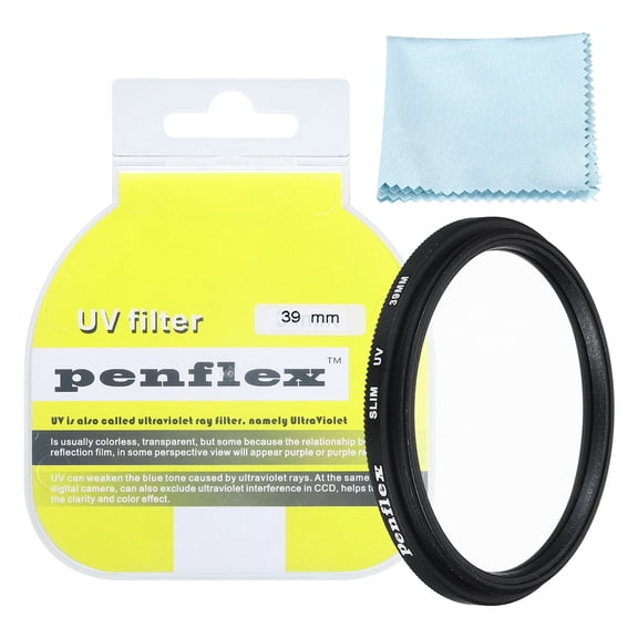 Uxcell 39mm UV Filter, 1 PCS Protection Filter Camera Lens Filter Aluminum Optical for 39mm Camera Lens Filter