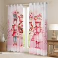 thumbnail image 2 of Manfei Girls Nutcracker Black Out Curtains, Kids Merry Xmas Curtains Pack of 2 (42x63 Each), Christmas Theme Bedroom Curtains, Luxury Home Decor, 2 of 6