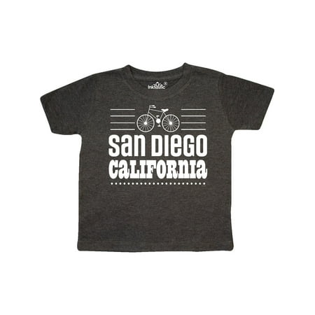 

Inktastic San Diego California Biking Green Commuting Gift Toddler Boy or Toddler Girl T-Shirt
