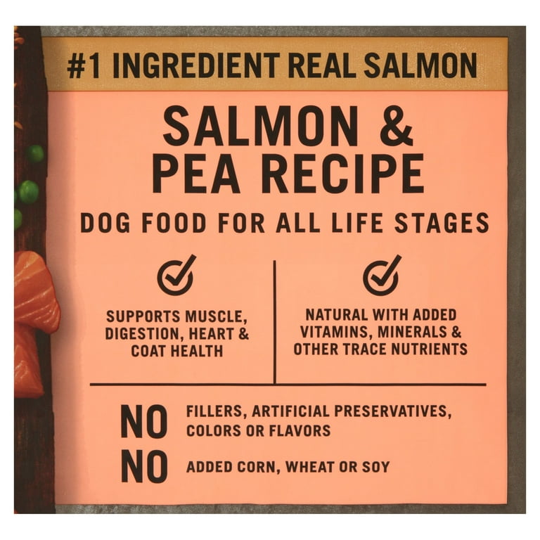 Pure Balance Wild Free Salmon Pea Recipe Dry Dog Food Grain