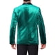 thumbnail image 3 of BLAZERS CHIC PARA HOMBRES INSPIRE, BLAZERS DE FIESTA CON SOLAPA DE RINCONES DE BRILLO, TALLA M VERDE, 3 of 5