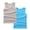 Blue/Gray, variant on 2 Pack Unisex Kids Tank Tops, Boys and Girls Soft Cotton Tank Tops Sleeveless Undershirts Tees Solid Color Round Neck Shirts, Sizes 2-14 Years