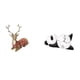 thumbnail image 1 of Escultura De Reno Panda, Adorno De Mesa Moderno, Linda Figura De Ciervo, Reloj De Pared Resistente, Decoración Del Hogar Para Sala De Estar, Dormitorio, Oficina, 1 of 8