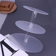 thumbnail image 6 of GOOHOCHY Cupcake Round Stand Cake Stand Acrylic Detachable 1Pack, 6 of 8