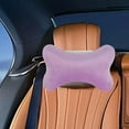thumbnail image 3 of Dickly Car Neck Pillow Breathable Soft Car Cervical Pillow Car Headrest Pillow for Kids Violet, 3 of 8