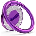 thumbnail image 1 of Support à Paillettes, Poignée de Doigt en Métal Animal Bling, Support Diamant pour Téléphone Intelligent - Rose, 1 of 6