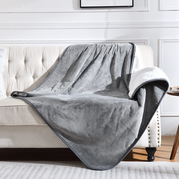 Manta impermeable Yaning para cama, sofá, 130 x 150 cm, color gris