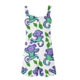 thumbnail image 5 of Summer 65% off Clearance! Women's Summer Comfortable Casual Suspender Printing Shorts Pocket Jumpsuit Shorts with Pockets 2025 Clothes, 5 of 6