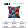 thumbnail image 5 of Basketball Luxurious Velvet Throw Pillow Covers Inserts with Unique Patterns - Set of 2 Chair Pillow Covers, Available in 16x16, 18x18, 20x20 Inches for Any Occasion, 5 of 6