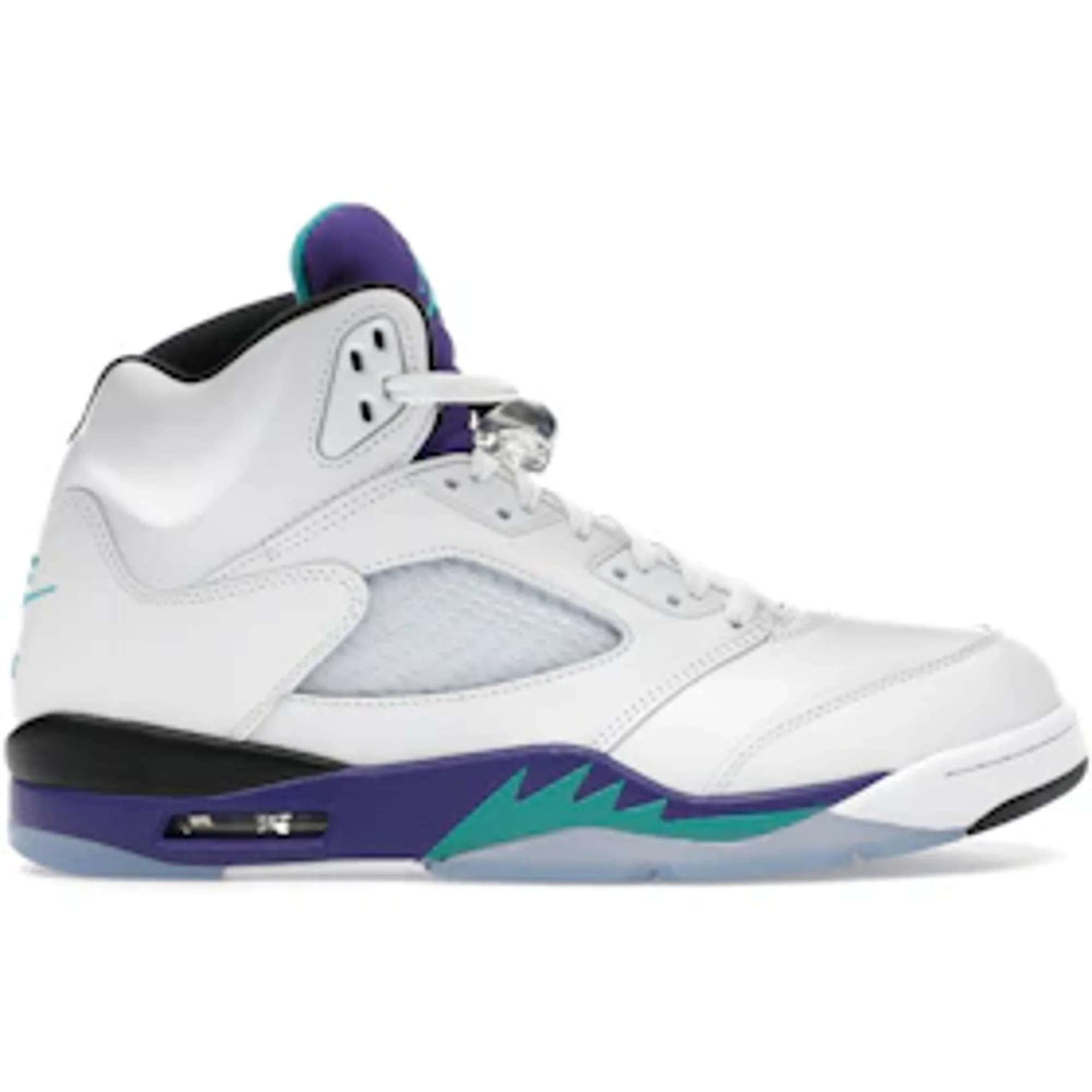 Men's Jordan 5 Retro OG White/New Emerald-Grape Ice (HQ7978 100) - 10