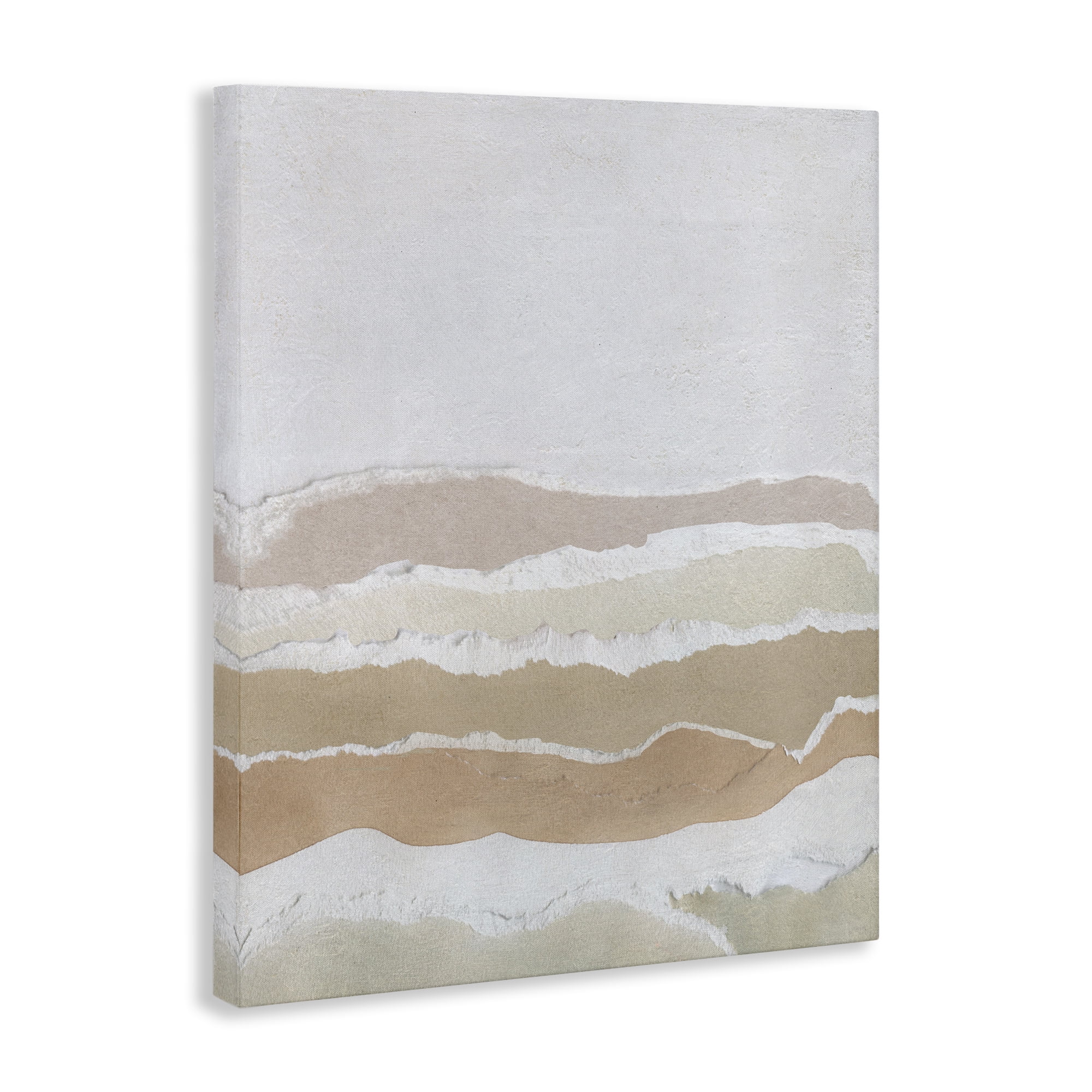 Stupell Industries Desert Dunes Abstraction Abstract Painting Gallery Wrapped Canvas Art Print Wall Art, 24 x 30