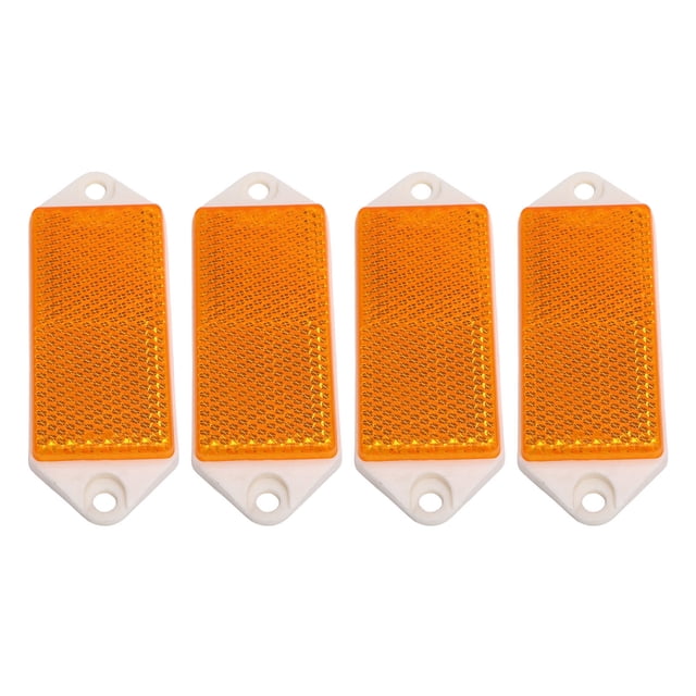 Rectangular Reflectors Reflective Safety Enhance Traffic Visibility Posts for Trailer Truck Motorcycle