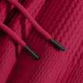 thumbnail image 5 of hotojiny Men's 2 Pieces Outfits Shirt and Shorts Set Breathable Solid Color Collared Golf Top Lightweight Matching Sweatsuit(Wine,X-Large), 5 of 7