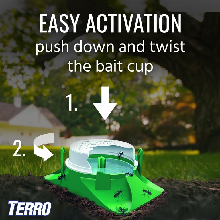TERRO Indoor & Outdoor Liquid Ant Killer - Household Poison Bait