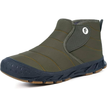 

Womens Mens Snow Boots Winter Shoes Slip On Ankle Booties Anti-Slip Water Resistant Fully Fur Lined Outdoor Sneakers