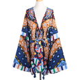 thumbnail image 3 of Twill style Women Print Kimono One Size Clothes Summer Casual Swimsuits Coverup Tops, 3 of 8