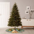 thumbnail image 6 of Sikiie Retro Warm Lemon Flower Christmas Tree Skirt, Christmas Tree Decorations, Christmas Decor, Tree Mat Decoration(30-48IN)-30", 6 of 6