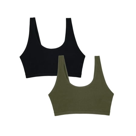 

Smart & Sexy Women s Naked Scoop Neck Bralette 2-Pack Style-SA1438