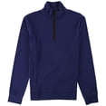thumbnail image 1 of Tasso Elba - Suéter con cremallera de 1/4 para hombre, color azul, pequeño, 1 of 1