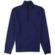 thumbnail image 1 of Tasso Elba - Suéter con cremallera de 1/4 para hombre, color azul, pequeño, 1 of 1