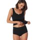 thumbnail image 2 of SCHIESSER Braguitas maxi para mujer, pack de 6 - «Cotton Essentials», braguitas maxi, algodón Negro XL (X-Large), 2 of 5