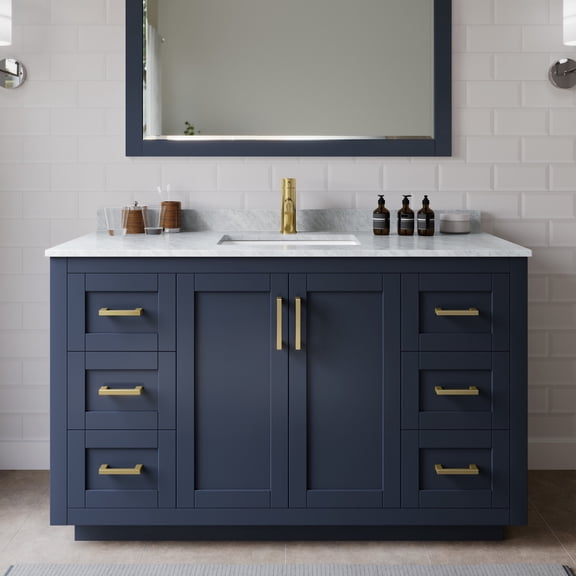 Wyndham Collection Wcf2929-54S-Nat-M46 Miranda 54" Free Standing Single Basin Vanity Set -