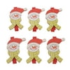 6 Pieces Christmas Themed Wooden Crafts Pegs Paper Photos ing Clips yellow