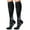 Black Gray, variant on CAMBIVO Compression Socks for Men and Women, 2 Pairs Knee-High Support Stockings 15-20 mmHg for Nurses, Running, Travel